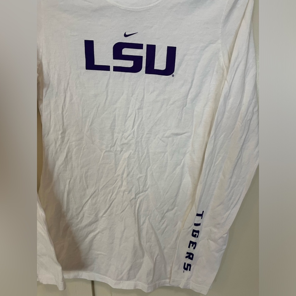 LSU Nike long sleeve shirt.